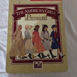 The American Girls Premiere Tin Only No Contents The Learning Company Vintage